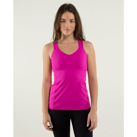Lululemon Tops - Lululemon‎ Push Ur Limits Tank Criss Cross Back Size 10